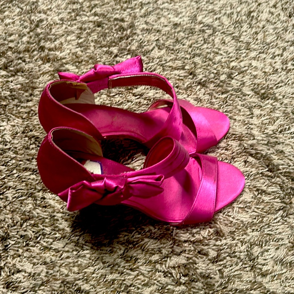 Lulu Townsend pink stilettos